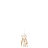Attrape-rêves Macramé J-Line en coton écru, design bohème élégant