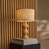 Lampe en bois Oliver marron clair