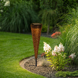 2 Set LED Solar Light "Paula", pour l'extérieur, la brochette de terre en métal et en plastique en marron, avec LED intégrée