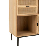 Détail de la finition noire de l'armoire J-Line