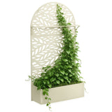 Support pour plantes extérieur Sapri Blanc cassé