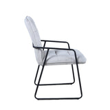 Structure en acier du fauteuil Moebilia, vue latérale