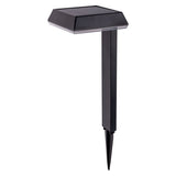 SPIT décorative solaire "Sigi", 79 cm de haut, plastique, noir, LED intégrée, blanc chaud