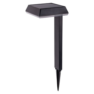 SPIT décorative solaire "Sigi", 79 cm de haut, plastique, noir, LED intégrée, blanc chaud