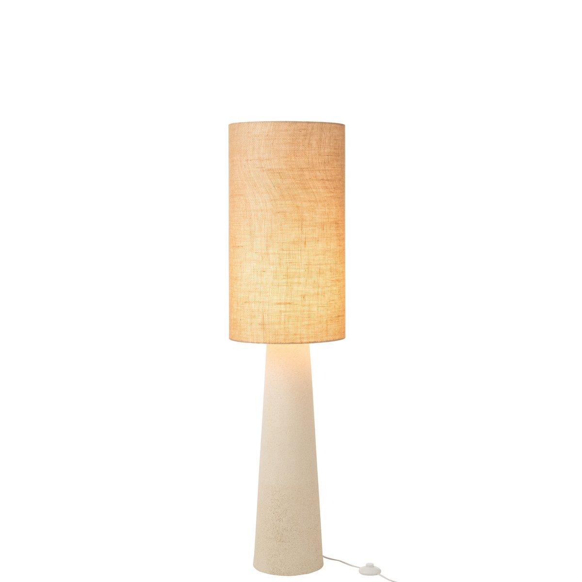 Lampadaire J-Line Ava - fibre de verre/jute - naturel - petit
