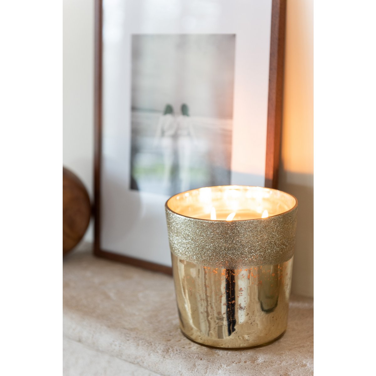 Bougie parfumée J-Line Deluxe, ambiance salon