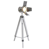 Lampe debout à trois pattes "en blanc avec version E27, 100-140 cm de haut, lampe pour le salon, la salle à manger ou le bureau