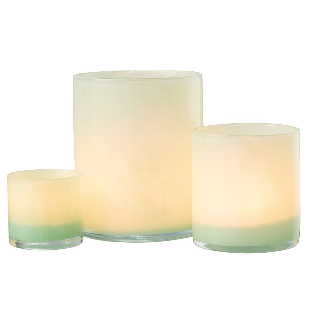 Vue latérale du bougeoir Jade J-Line, design élégant