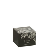 Bougie parfumée J-Line Cardamome Lime Coco, vue de face avec son design multicolore.