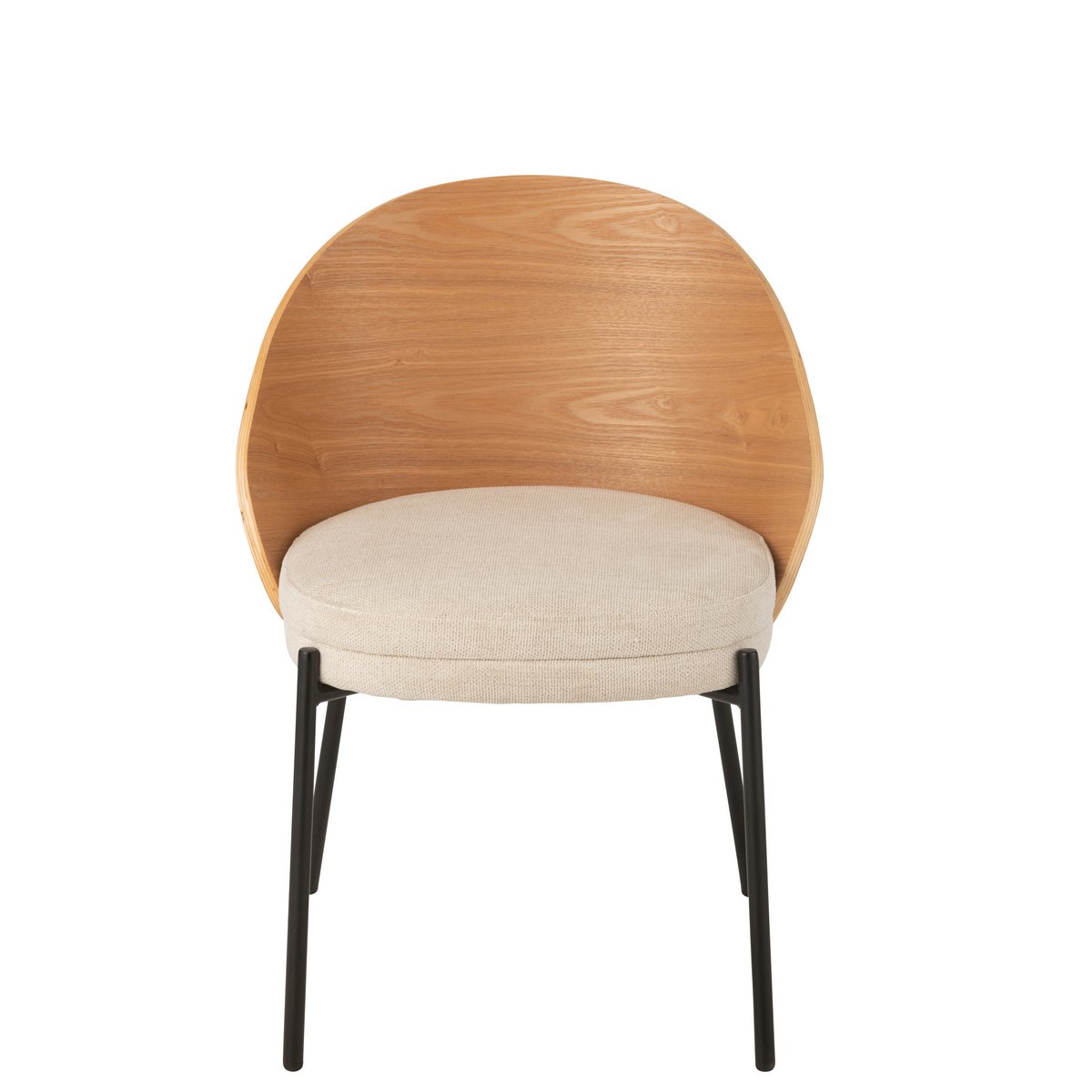 Profil latéral de la Chaise Lone J-Line élégante