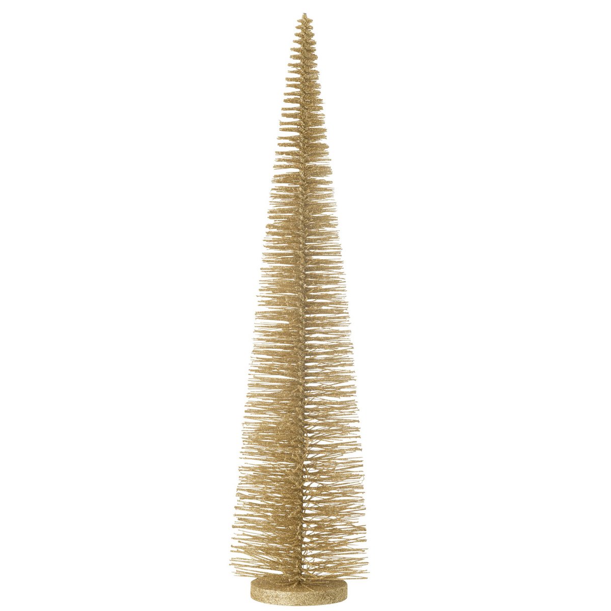 Sapin de Noël décoratif J-Line - plastique - or clair - grand