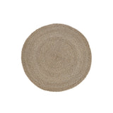 Tapis I'm en sisal naturel, vue de dessus avec texture visible.