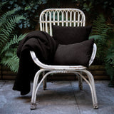 Jeté de lit Maïa carbone 180 x 260