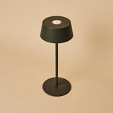 Lampe de table rechargeable vert olive Hugo