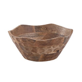 Bol en bois décoratif en bois Ø25 ou 30 cm H6cm rond Original Mangolz solide