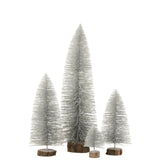 Vue de profil du sapin de Noël J-Line, finition brillante