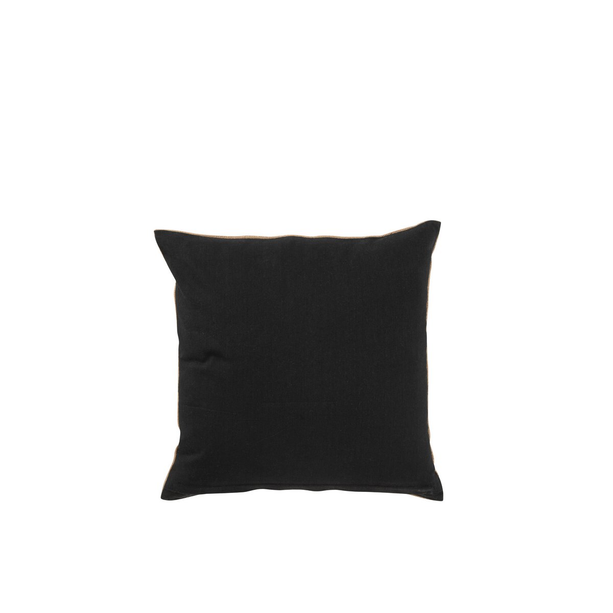 Coussin Elephant J-Line en coton naturel et noir, vue avant
