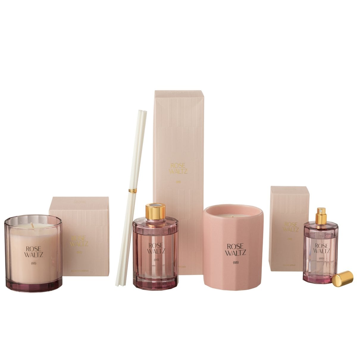 Détails des bâtonnets parfumés J-Line avec une ambiance romantique