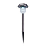 6 Set LED LED Light Light "Gustav" avec broche moulue, acier inoxydable et acrylique, avec des LED fermement construites en blanc froid, 39 cm de haut