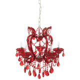Lampe à suspension J-Line Kand Antique éclairant un salon moderne
