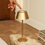 Lampe de table sans fil Milou aluminium doré