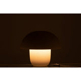 Détails de la lampe de table J-Line en métal beige