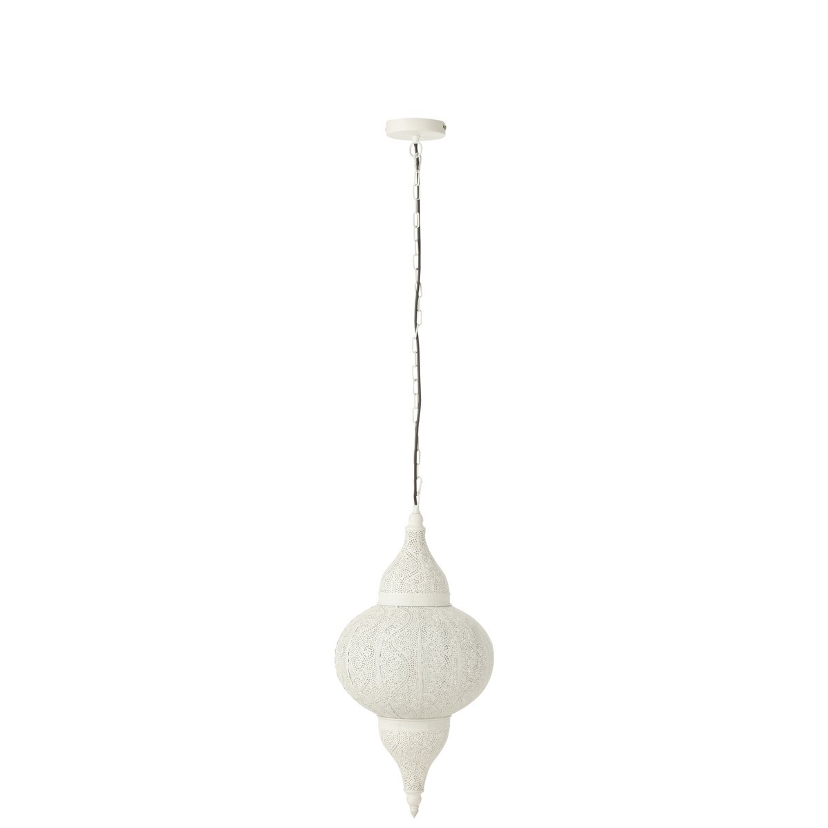 Vue latérale de la lampe à suspension J-Line Drill