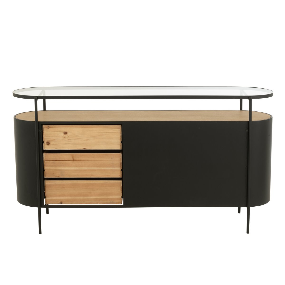 Intérieur spacieux de l'armoire J-Line Ovy