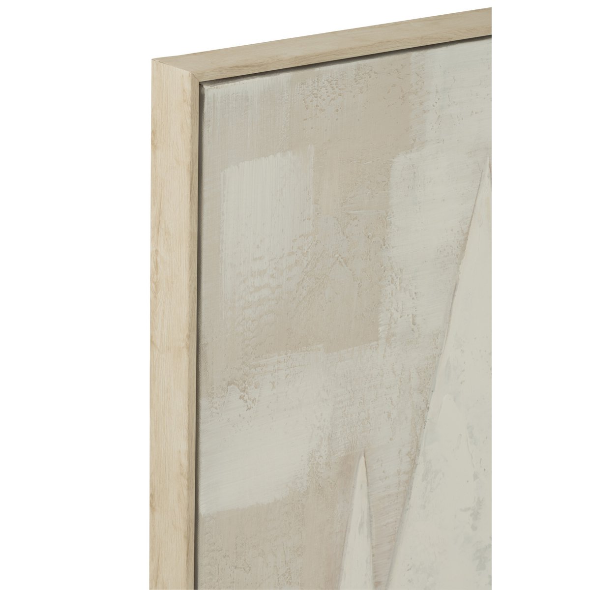 Tableau J-Line Tog - acrylique sur toile - blanc/marron