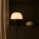 Lampe de table sans fil noire Yannick