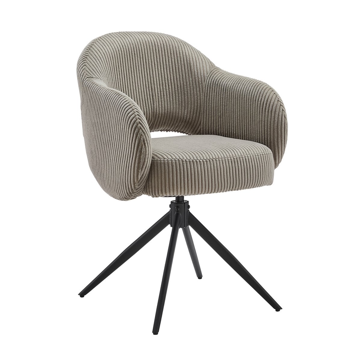 Fauteuil rotatif Moebilia avec accoudoirs ergonomiques