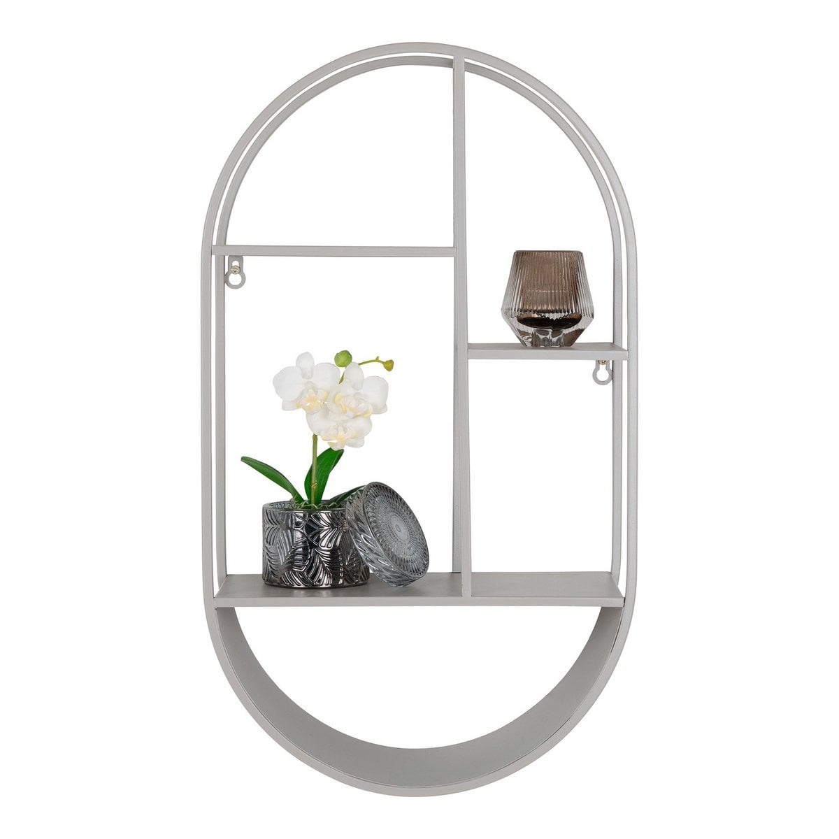 Étagère murale Feira avec objets décoratifs