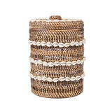 Le bac de rangement Shell - Brun naturel