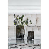 Vase haut moderniste innovant, design haut de gamme, constructiviste FUSIO 32 Gris