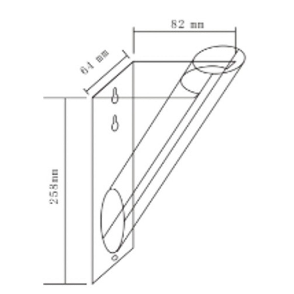 Vase J-Line, détail de la texture plastique transparente