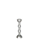 Bougeoir Marie en cristal transparent, vue de face