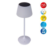 LED "Emmi" pour l'extérieur et à l'intérieur, lampe de table en métal et en plastique, avec des LED fermement construites, lampe à table à LED pour le balcon, la terrasse, le jardin, le salon, le jardin d'hiver, environ.