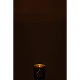 Détail du bougeoir J-Line Edge, finition en verre élégant