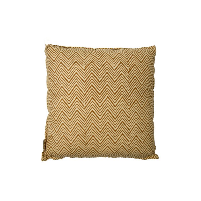 Coussin Portinaxt moutarde 45x45