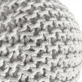 Pouf Set 3 pièces Ø 55 cm Coussin de sol taboure tabouret tabouret de siège de siège de siège tabouret