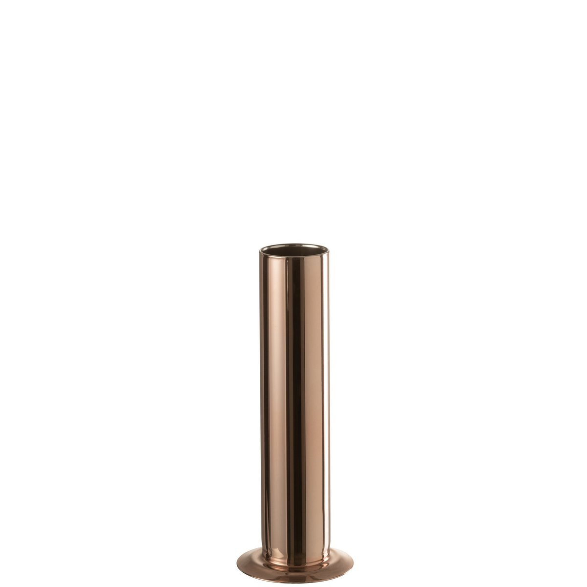 Vase J-Line Tube, présentation avec fleurs
