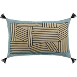 Coussin brodé Kori Ciel 40 x 65