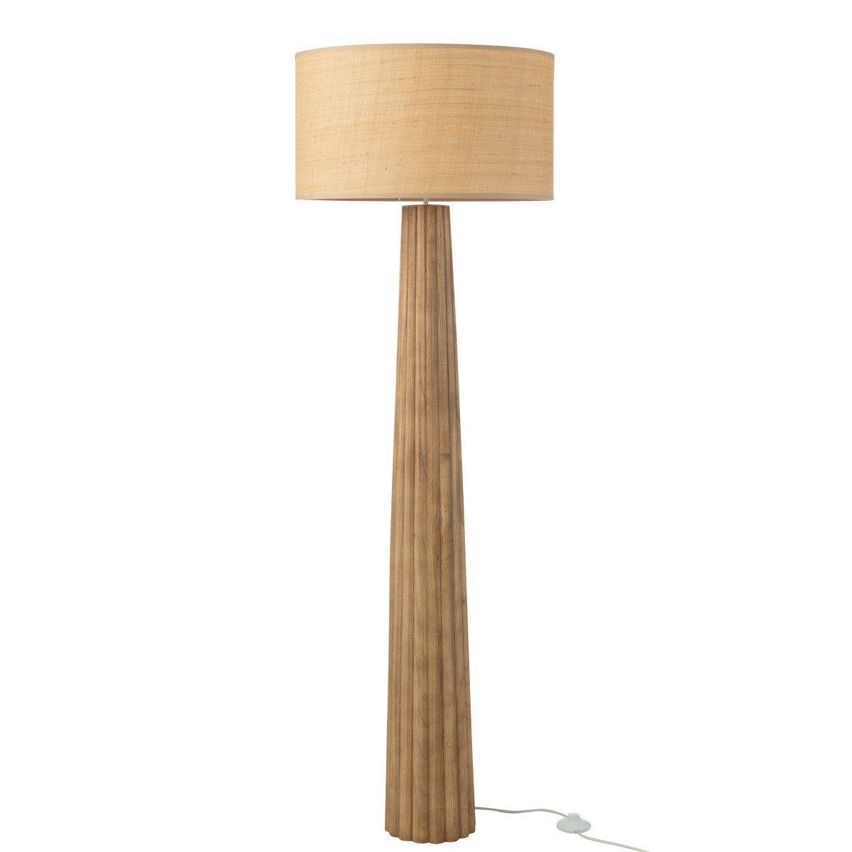 Détail du pied en bois du lampadaire Ailanthus