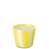 Bougie parfumée J-Line Noa avec étiquette Yashioka Gardenia