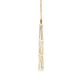Le pompon long coquillage - Blanc
