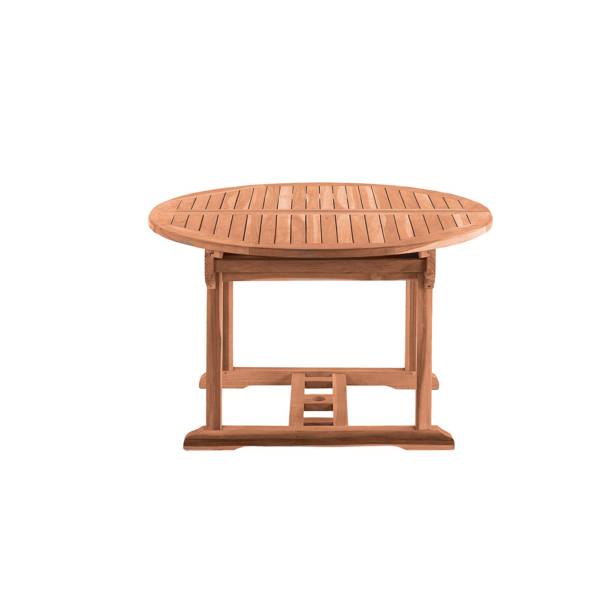 Table de jardin en teck avec rallonge