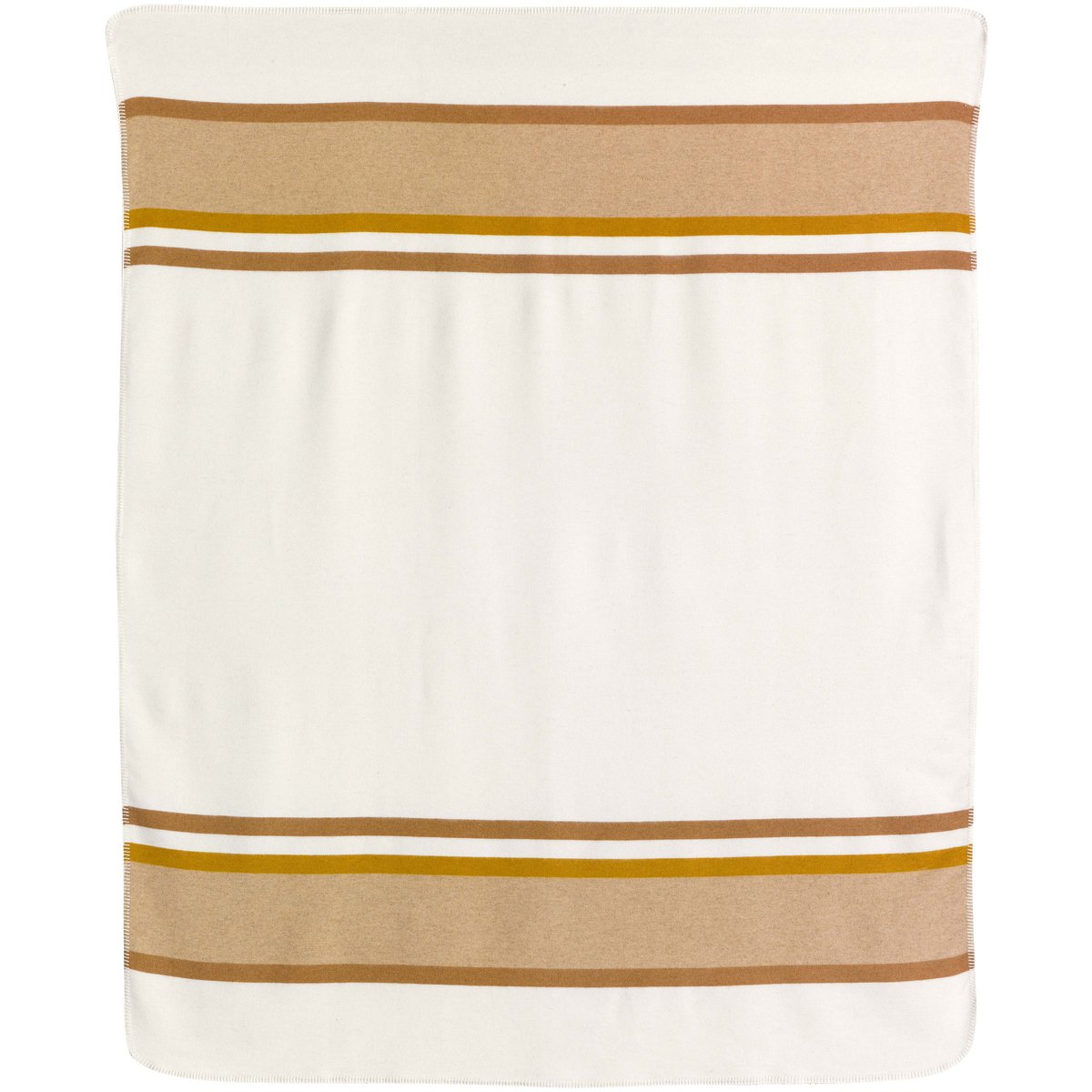 Détail du motif jacquard du plaid Gioia Ivoire