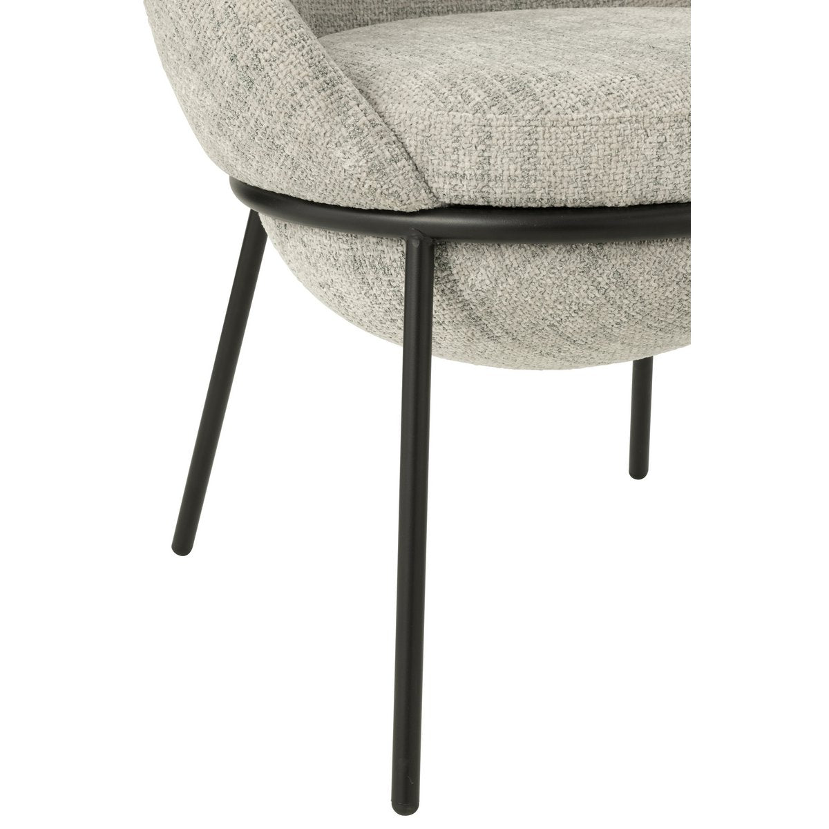 Chaise J-Line sur fond blanc, mise en valeur du design