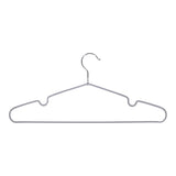 Cintres Massa en métal gris, présentation dans une garde-robe