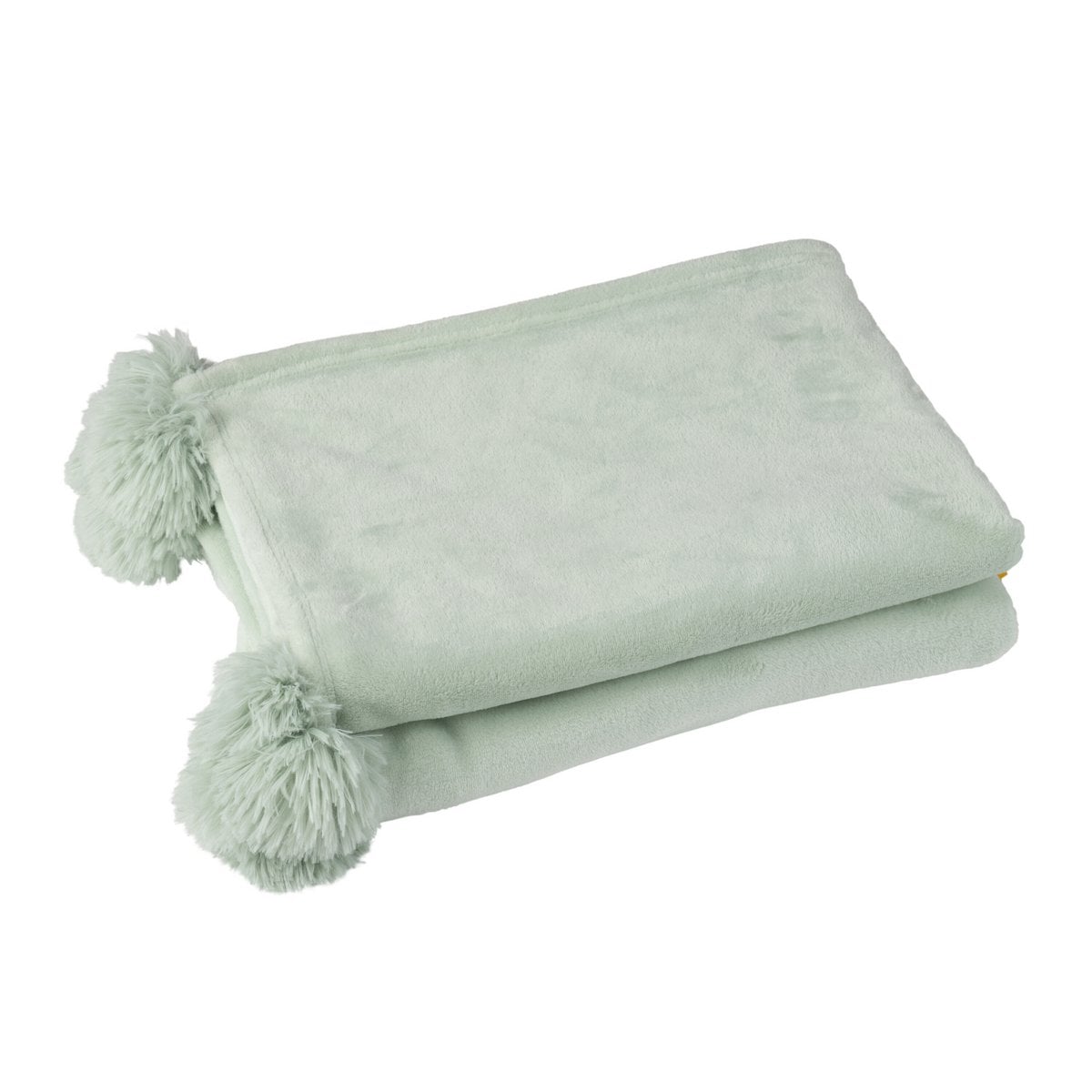 Détail du tissu polyester du plaid Pompon J-Line